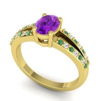 Oval Bhava Ring, 7x5mm