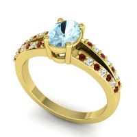 Oval Bhava Ring, 7x5mm