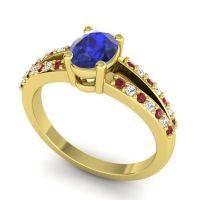 Oval Bhava Ring, 7x5mm