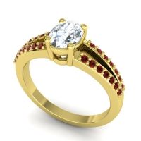 Oval Bhava Ring, 7x5mm