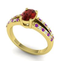 Oval Bhava Ring, 7x5mm