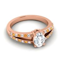 Oval Bhava Ring, 7x5mm