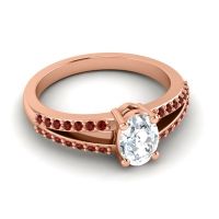Oval Bhava Ring, 7x5mm