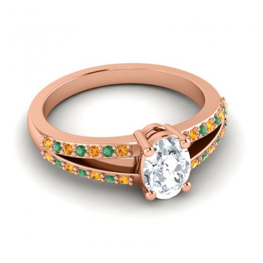 Oval Bhava Ring, 7x5mm