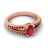 Oval Bhava Ring, 7x5mm