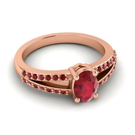 Oval Bhava Ring, 7x5mm