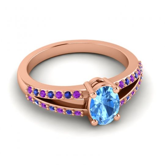 Oval Bhava Ring, 7x5mm