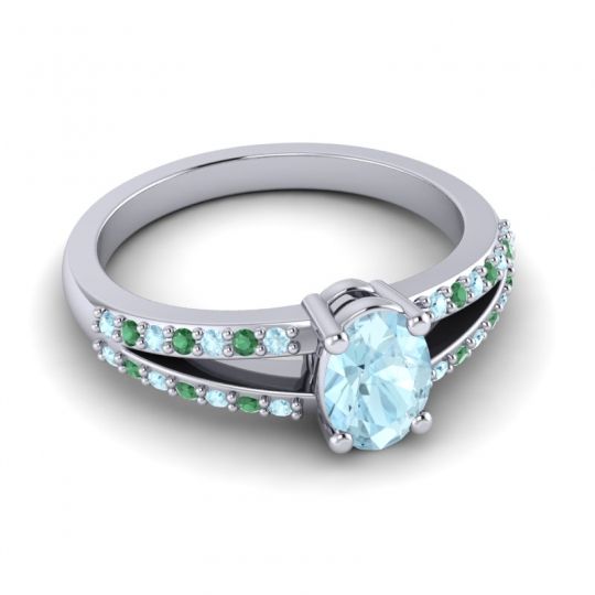 Oval Bhava Ring, 7x5mm