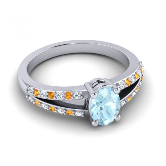 Oval Bhava Ring, 7x5mm