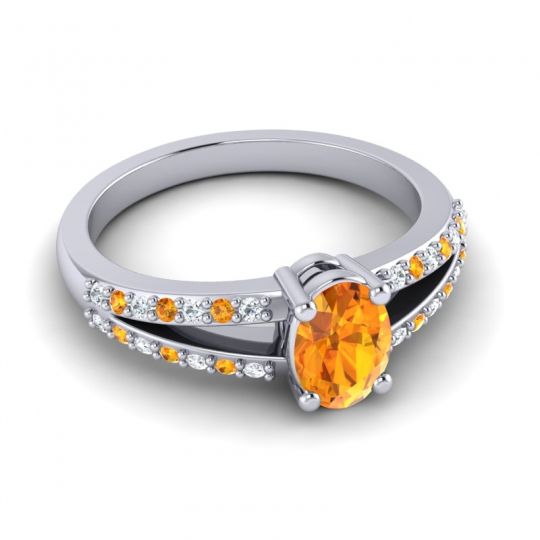 Oval Bhava Ring, 7x5mm