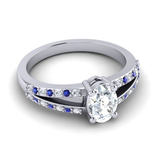 Oval Bhava Ring, 7x5mm