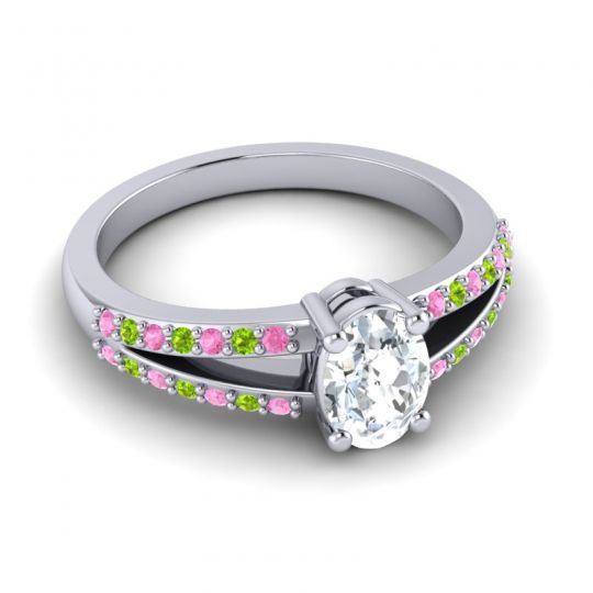 Oval Bhava Ring, 7x5mm