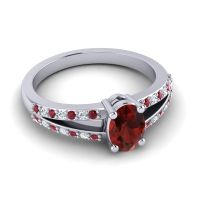 Oval Bhava Ring, 7x5mm