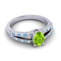 Oval Bhava Ring, 7x5mm