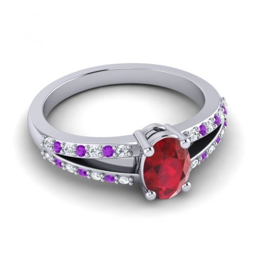 Oval Bhava Ring, 7x5mm