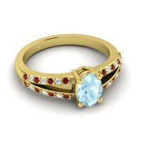 Oval Bhava Ring, 7x5mm