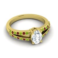 Oval Bhava Ring, 7x5mm