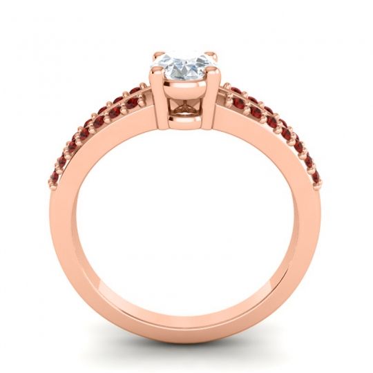 Oval Bhava Ring, 7x5mm