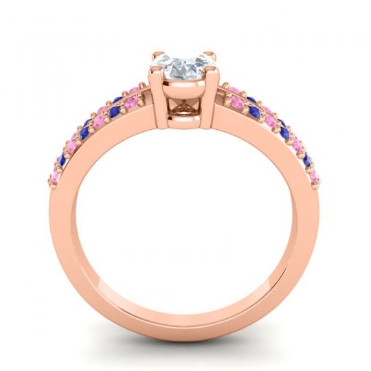 Oval Bhava Ring, 7x5mm