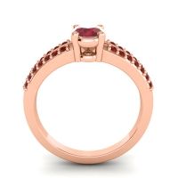 Oval Bhava Ring, 7x5mm