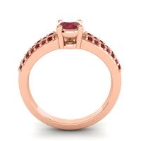 Oval Bhava Ring, 7x5mm