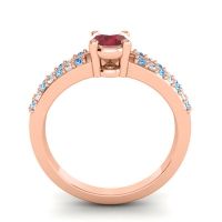 Oval Bhava Ring, 7x5mm