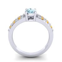 Oval Bhava Ring, 7x5mm