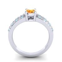 Oval Bhava Ring, 7x5mm