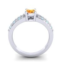 Oval Bhava Ring, 7x5mm