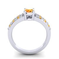 Oval Bhava Ring, 7x5mm