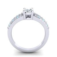 Oval Bhava Ring, 7x5mm