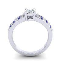 Oval Bhava Ring, 7x5mm