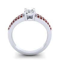 Oval Bhava Ring, 7x5mm