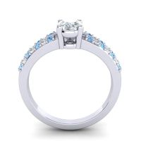 Oval Bhava Ring, 7x5mm