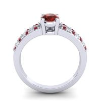 Oval Bhava Ring, 7x5mm