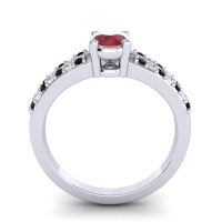 Oval Bhava Ring, 7x5mm