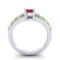 Oval Bhava Ring, 7x5mm