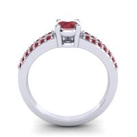 Oval Bhava Ring, 7x5mm