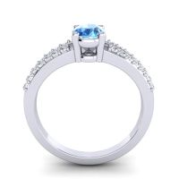 Oval Bhava Ring, 7x5mm