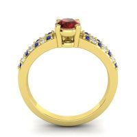 Oval Bhava Ring, 7x5mm