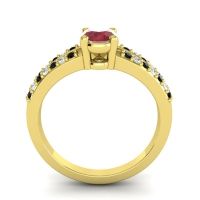 Oval Bhava Ring, 7x5mm