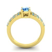 Oval Bhava Ring, 7x5mm