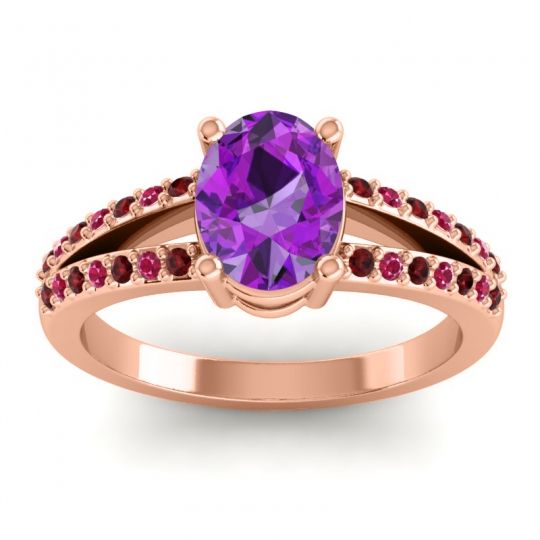 Oval Vivara Ring, 8x6mm
