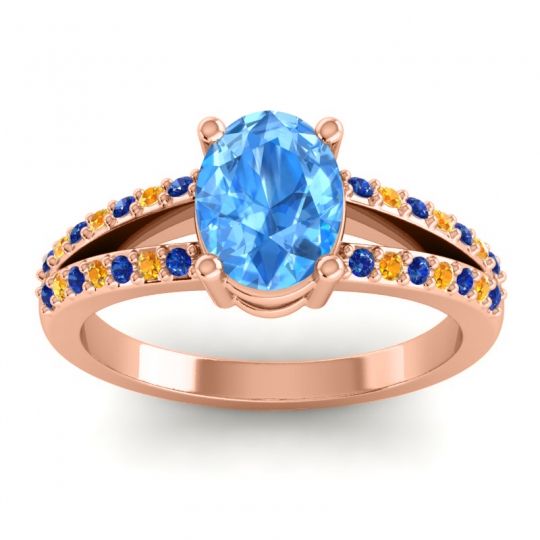 Oval Vivara Ring, 8x6mm