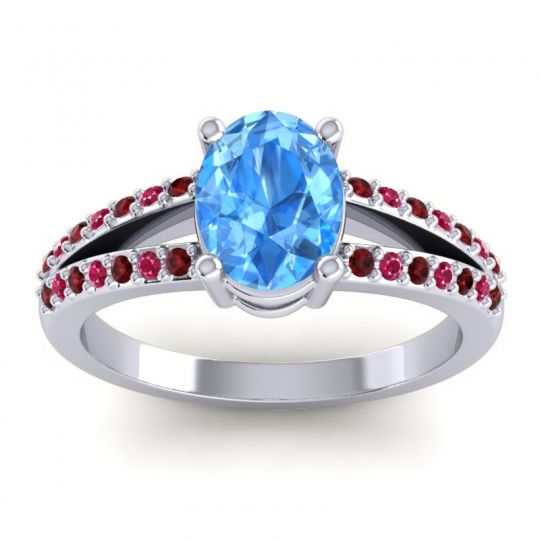 Oval Vivara Ring, 8x6mm