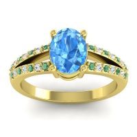 Oval Vivara Ring, 8x6mm