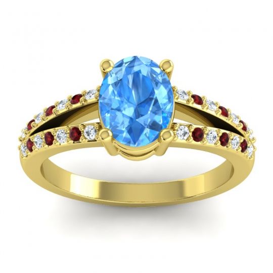 Oval Vivara Ring, 8x6mm