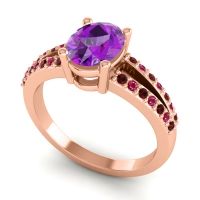 Oval Vivara Ring, 8x6mm