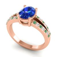 Oval Vivara Ring, 8x6mm