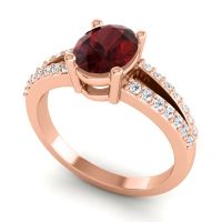 Oval Vivara Ring, 8x6mm